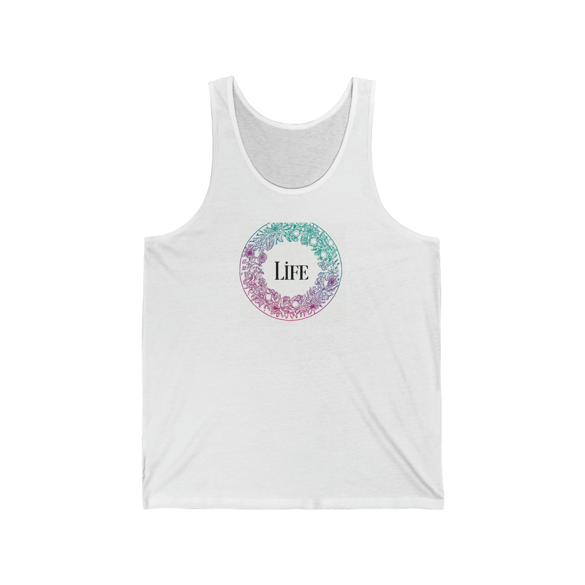 "Tiptoeing Through the Sunflower Days: A Summer's Delight"- Tank Top