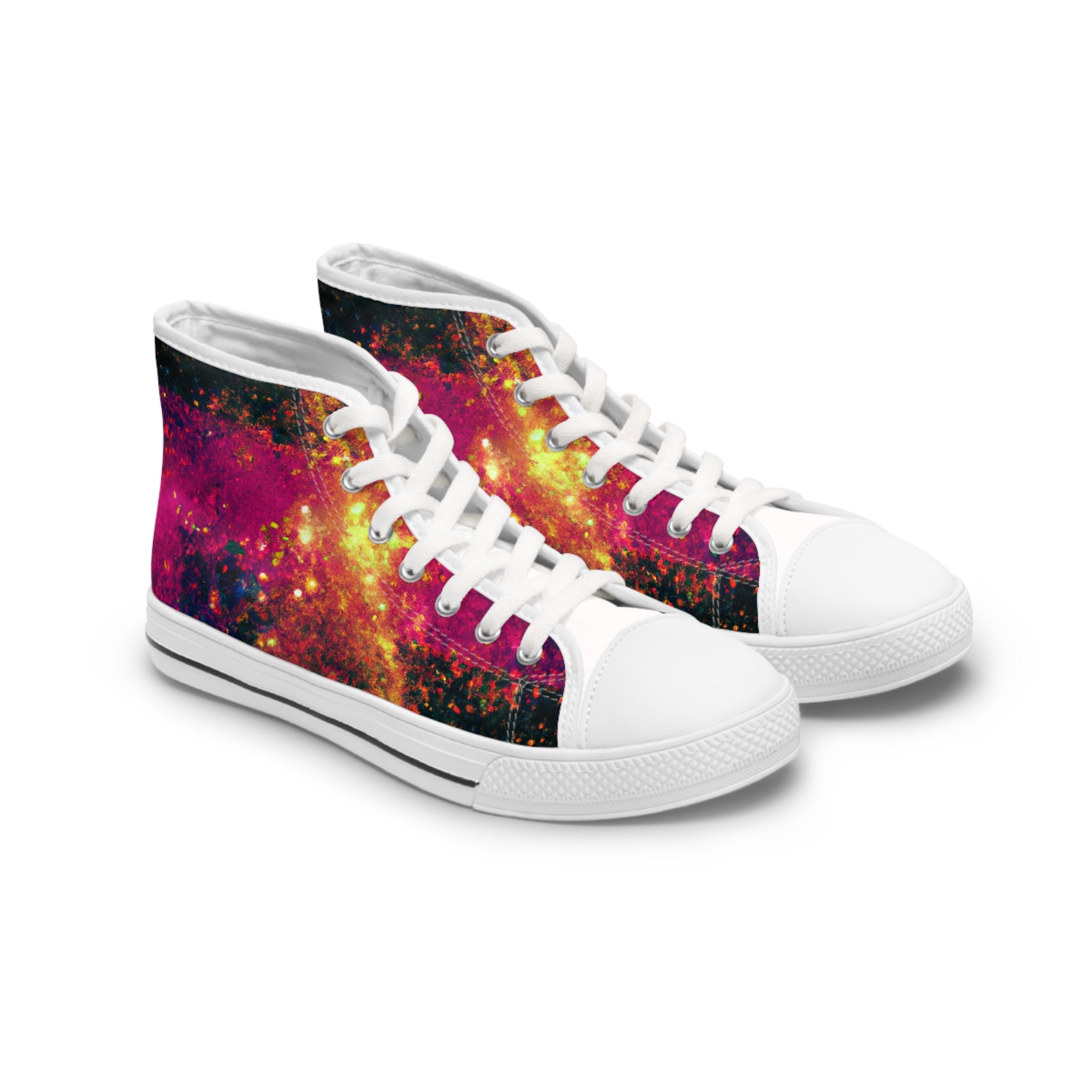 "B-Boy Boogie Shoes"-galaxy shoes high tops