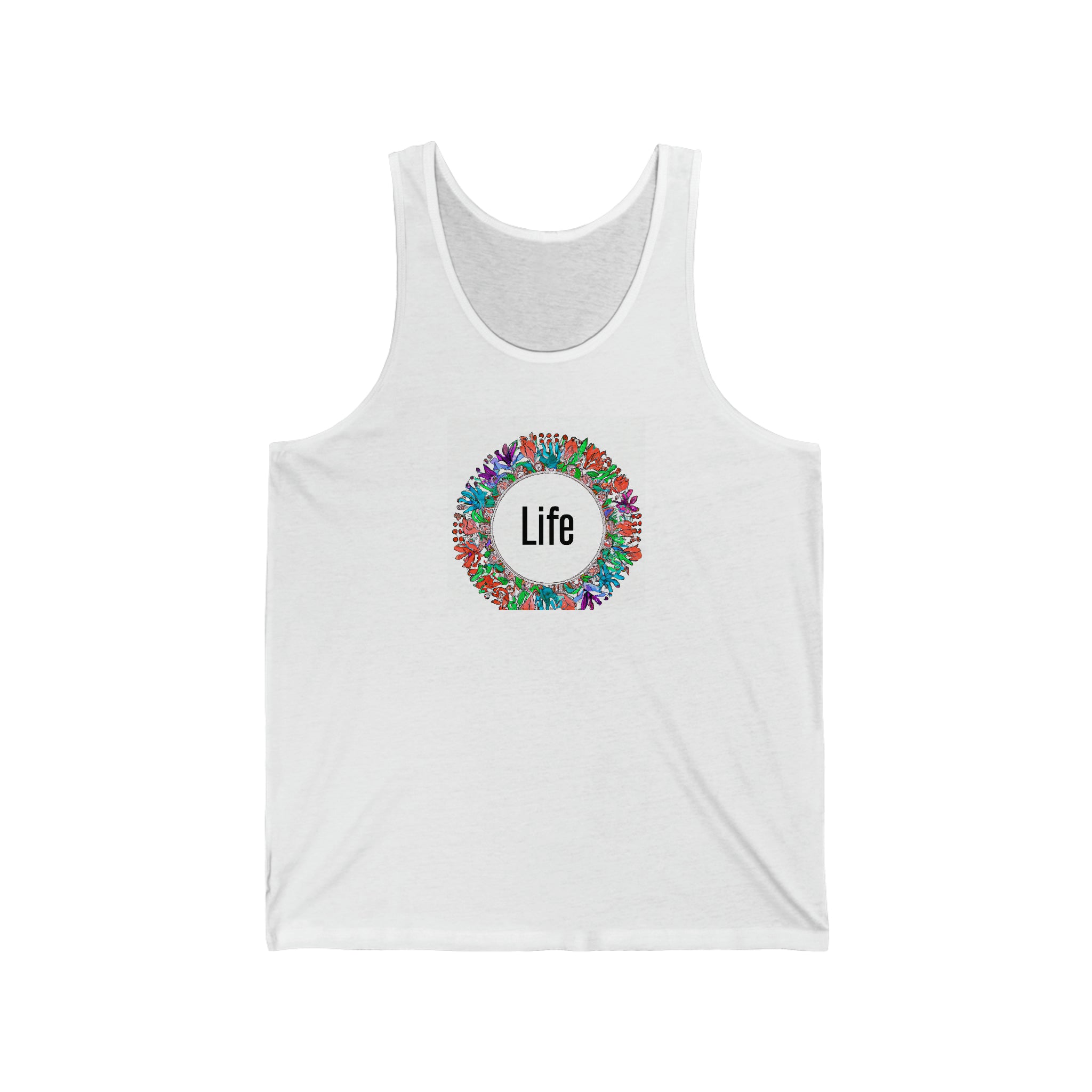 "A Seaside Symphony: The Splendor of Summertime"- Tank Top