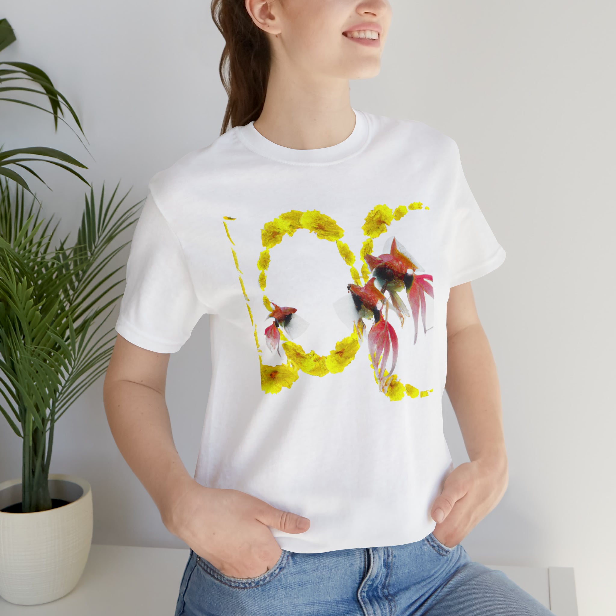 Classic White T-Shirt | White V-Neck T-Shirt | Cutely Cute