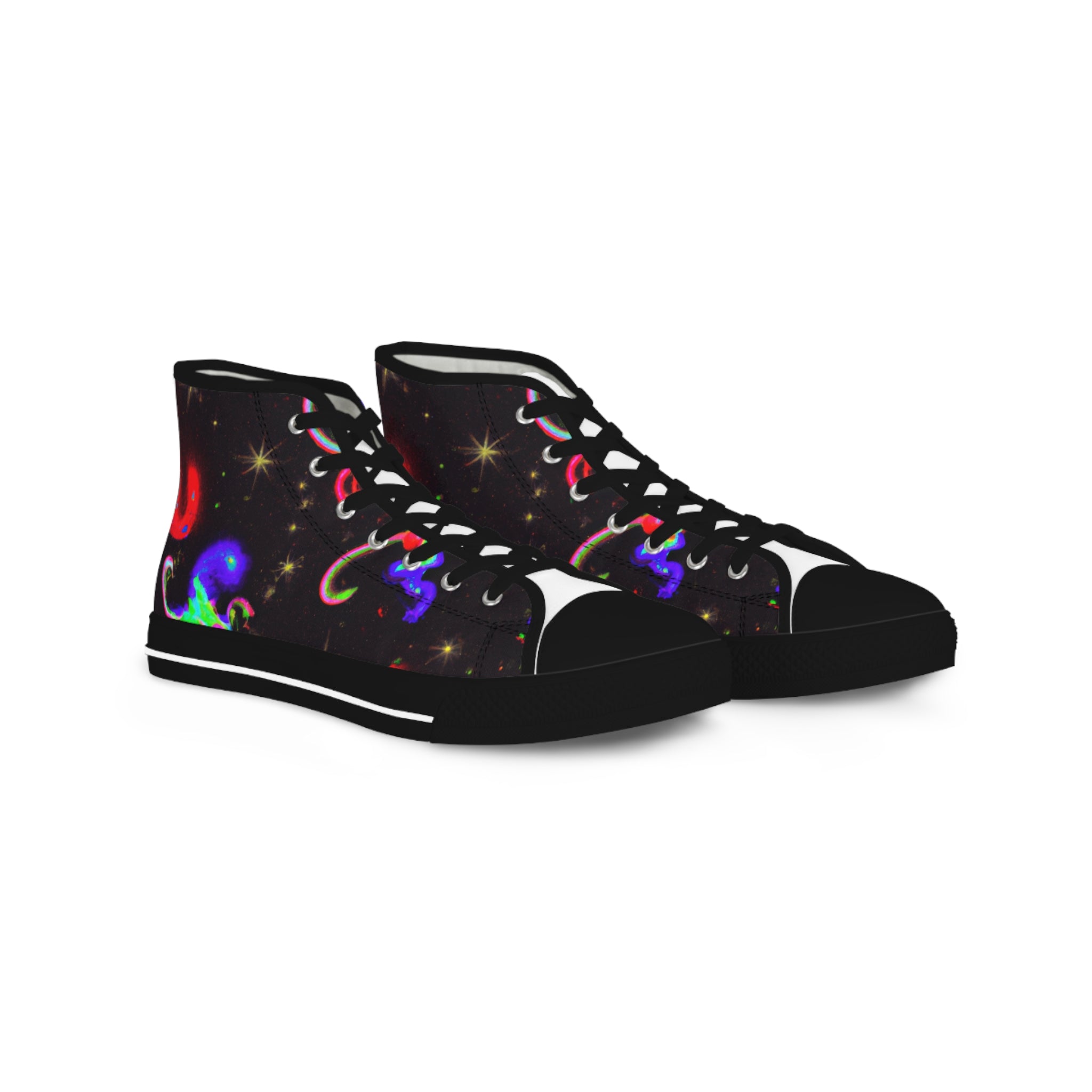 Men's Galaxy High Top Sneakers | Cutely Cute