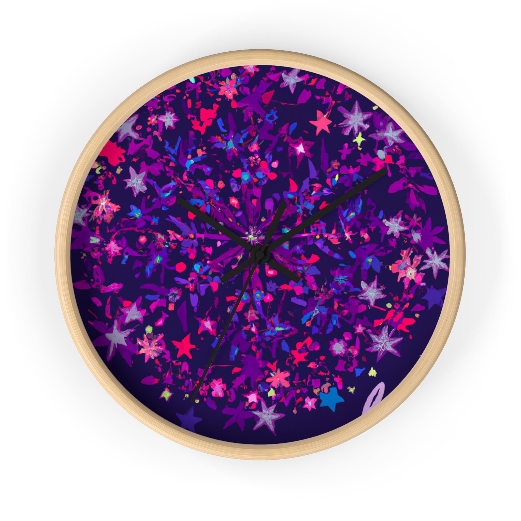 Petal Palette Artist, Rose Rapture Painter, Floral Fantasist, Daisy Dreamer.- Clock