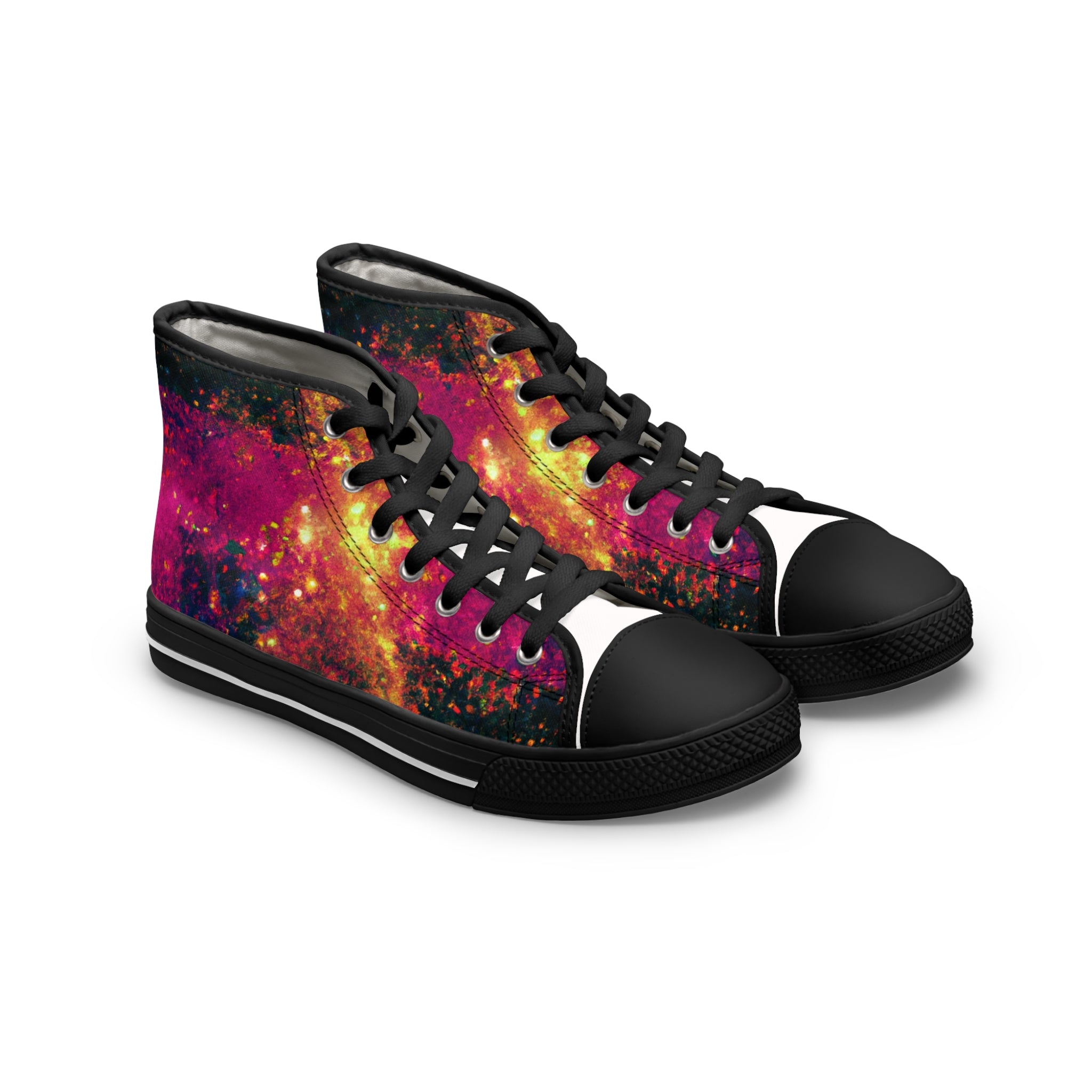 "B-Boy Boogie Shoes"-galaxy shoes high tops